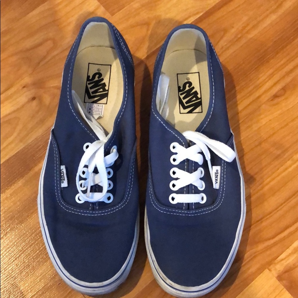blue vans—size women’s 9